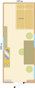 2 Bett Schäferkarren